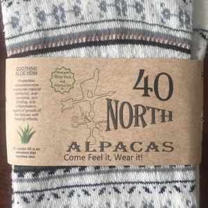 40 North Alpaca wool socks